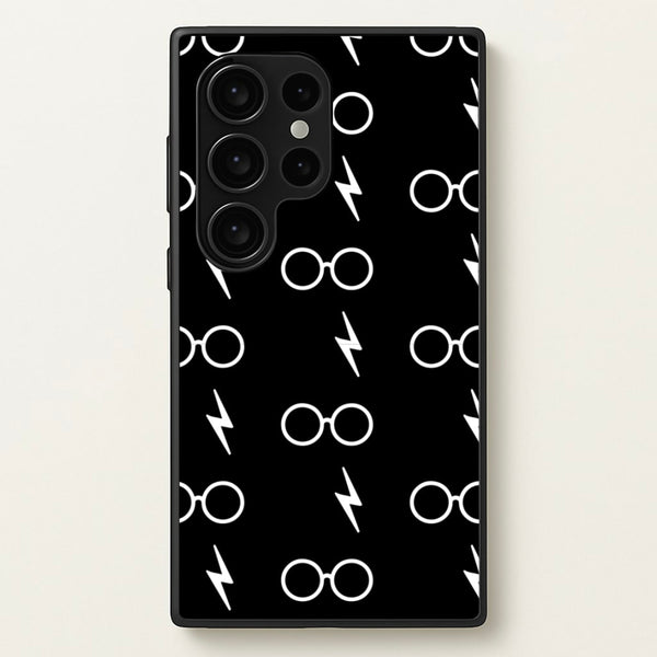Glasses & Scar Pattern  - Harry Potter Phone Case for Galaxy S24 Ultra