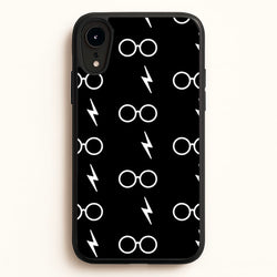 Glasses & Scar Pattern  - Harry Potter Phone Case for iPhone XR