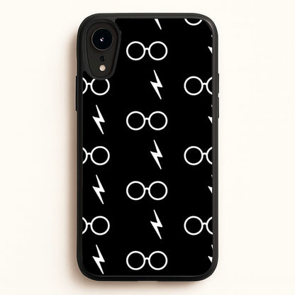 Glasses & Scar Pattern  - Harry Potter Phone Case for iPhone XR