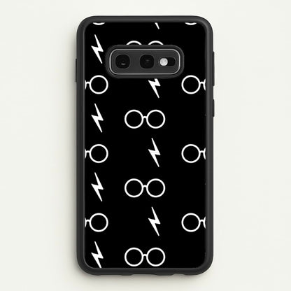 Glasses & Scar Pattern  - Harry Potter Phone Case for Galaxy S10e