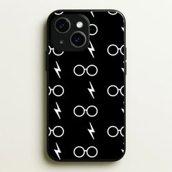 Glasses & Scar Pattern  - Harry Potter Phone Case for iPhone 15 Plus