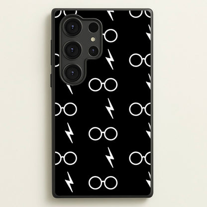Glasses & Scar Pattern  - Harry Potter Phone Case for Galaxy S25 Ultra