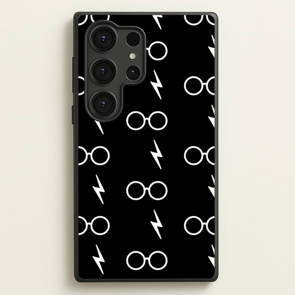 Glasses & Scar Pattern  - Harry Potter Phone Case for Galaxy S25 Ultra