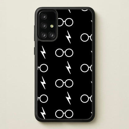 Glasses & Scar Pattern  - Harry Potter Phone Case for Galaxy A71