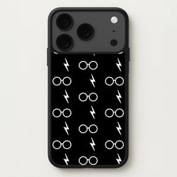 Glasses & Scar Pattern Phone Case for iPhone 17 Pro