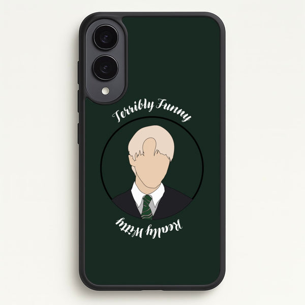 Terribly Funny, Really Witty Draco Malfoy  - Harry Potter Phone Case for Galaxy S25 Edge