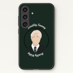 Terribly Funny, Really Witty Draco Malfoy  - Harry Potter Phone Case for Galaxy S24 Plus