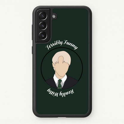 Terribly Funny, Really Witty Draco Malfoy  - Harry Potter Phone Case for Galaxy S22