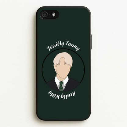 Terribly Funny, Really Witty Draco Malfoy  - Harry Potter Phone Case for iPhone 5 / 5s / SE 2016