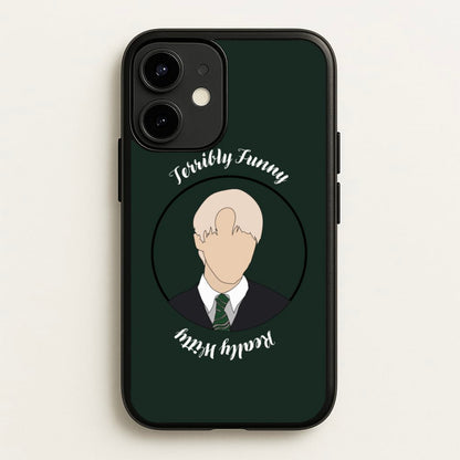 Terribly Funny, Really Witty Draco Malfoy  - Harry Potter Phone Case for iPhone 12 / 12 Pro