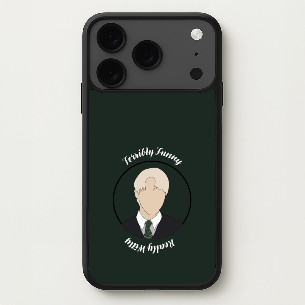 Terribly Funny, Really Witty Draco Malfoy Phone Case for iPhone 17 Pro