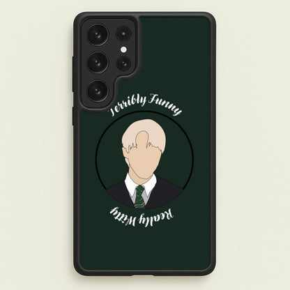 Terribly Funny, Really Witty Draco Malfoy  - Harry Potter Phone Case for Galaxy S23 Ultra
