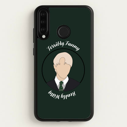 Terribly Funny, Really Witty Draco Malfoy  - Harry Potter Phone Case for Huawei P30 Lite