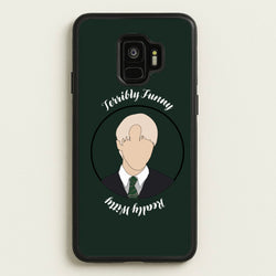 Terribly Funny, Really Witty Draco Malfoy  - Harry Potter Phone Case for Galaxy S9