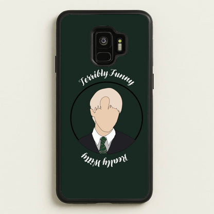 Terribly Funny, Really Witty Draco Malfoy  - Harry Potter Phone Case for Galaxy S9