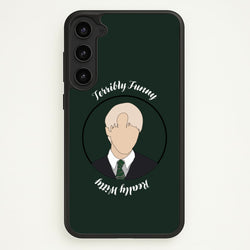 Terribly Funny, Really Witty Draco Malfoy  - Harry Potter Phone Case for Galaxy S23