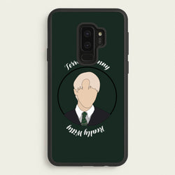 Terribly Funny, Really Witty Draco Malfoy  - Harry Potter Phone Case for Galaxy S9 Plus