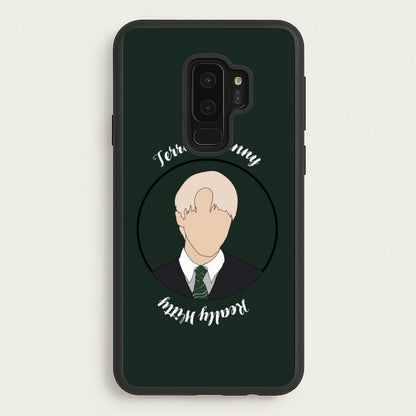 Terribly Funny, Really Witty Draco Malfoy  - Harry Potter Phone Case for Galaxy S9 Plus
