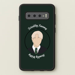 Terribly Funny, Really Witty Draco Malfoy  - Harry Potter Phone Case for Galaxy S10 Plus