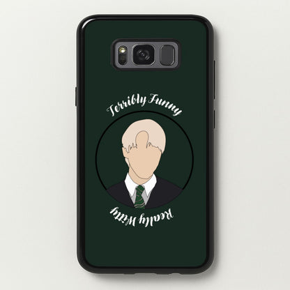Terribly Funny, Really Witty Draco Malfoy  - Harry Potter Phone Case for Galaxy S8