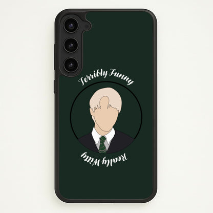 Terribly Funny, Really Witty Draco Malfoy  - Harry Potter Phone Case for Galaxy S23 Plus