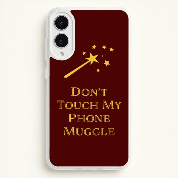 Don't Touch Muggle - Harry Potter  - Harry Potter Phone Case for Galaxy S25 Edge