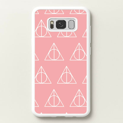 The Deathly Hallows Symbol Pattern  - Harry Potter Phone Case for Galaxy S8