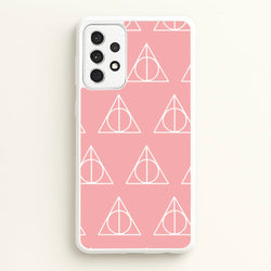 The Deathly Hallows Symbol Pattern  - Harry Potter Phone Case for Galaxy A52 / A52s