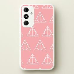 The Deathly Hallows Symbol Pattern  - Harry Potter Phone Case for Galaxy A35