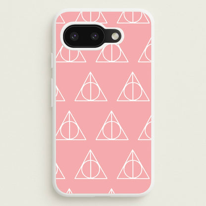The Deathly Hallows Symbol Pattern  - Harry Potter Phone Case for Google Pixel 9a
