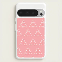 The Deathly Hallows Symbol Pattern  - Harry Potter Phone Case for Google Pixel 9 Pro XL