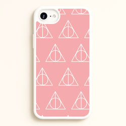 The Deathly Hallows Symbol Pattern  - Harry Potter Phone Case for iPhone 6 / 7 / 8 / SE