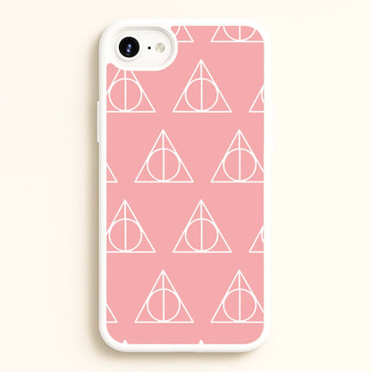 The Deathly Hallows Symbol Pattern  - Harry Potter Phone Case for iPhone 6 / 7 / 8 / SE