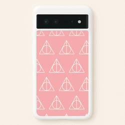 The Deathly Hallows Symbol Pattern  - Harry Potter Phone Case for Google Pixel 6