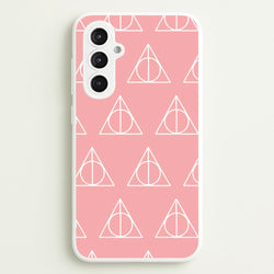 The Deathly Hallows Symbol Pattern  - Harry Potter Phone Case for Galaxy S23FE