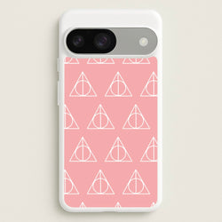 The Deathly Hallows Symbol Pattern  - Harry Potter Phone Case for Google Pixel 9 / 9 Pro