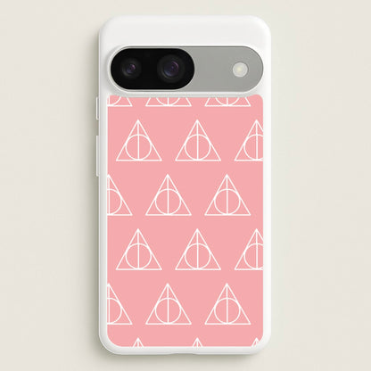 The Deathly Hallows Symbol Pattern  - Harry Potter Phone Case for Google Pixel 9 / 9 Pro