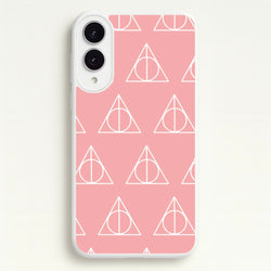 The Deathly Hallows Symbol Pattern  - Harry Potter Phone Case for Galaxy S25 Edge
