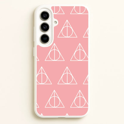 The Deathly Hallows Symbol Pattern  - Harry Potter Phone Case for Galaxy A56