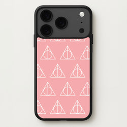 The Deathly Hallows Symbol Pattern Phone Case for iPhone 17 Pro Max