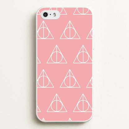 The Deathly Hallows Symbol Pattern  - Harry Potter Phone Case for iPhone 5 / 5s / SE 2016