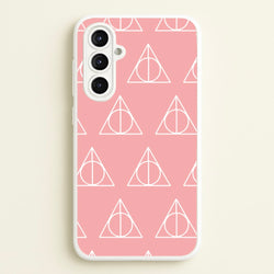 The Deathly Hallows Symbol Pattern  - Harry Potter Phone Case for Galaxy A16
