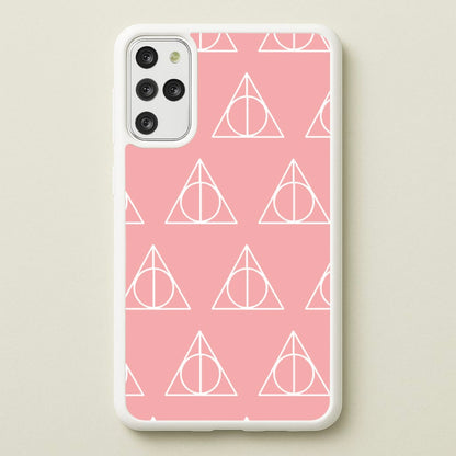 The Deathly Hallows Symbol Pattern  - Harry Potter Phone Case for Galaxy S20 Plus