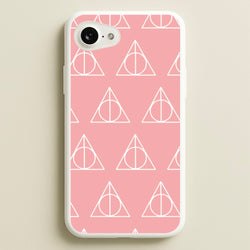 The Deathly Hallows Symbol Pattern  - Harry Potter Phone Case for iPhone 16e