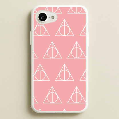 The Deathly Hallows Symbol Pattern  - Harry Potter Phone Case for iPhone 16e