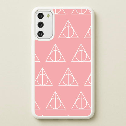The Deathly Hallows Symbol Pattern  - Harry Potter Phone Case for Galaxy S20