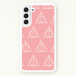 The Deathly Hallows Symbol Pattern  - Harry Potter Phone Case for Galaxy S21FE