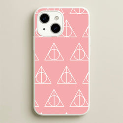 The Deathly Hallows Symbol Pattern  - Harry Potter Phone Case for iPhone 14 Plus