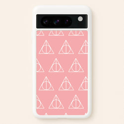 The Deathly Hallows Symbol Pattern  - Harry Potter Phone Case for Google Pixel 8 Pro