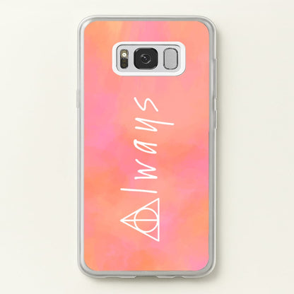 Deathly Always  - Harry Potter Phone Case for Galaxy S8 Plus